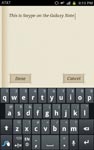Swype keyboard on Samsung Galaxy Note