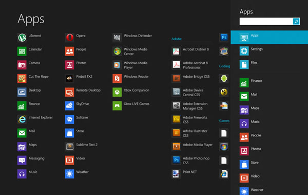 Shortcuts For Windows 8