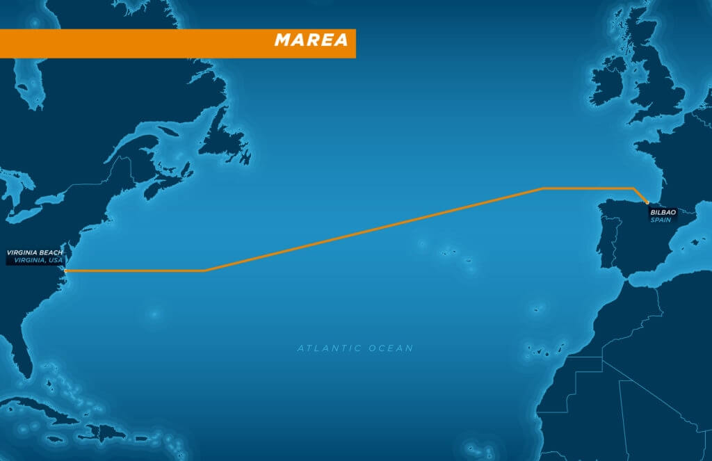 microsoft, facebook, cable, partnership, telefonica, undersea cable, atlantic ocean, marea, telxius