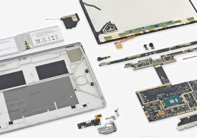 Surface Book is very hard to repair as processor, RAM are soldered to motherboard
