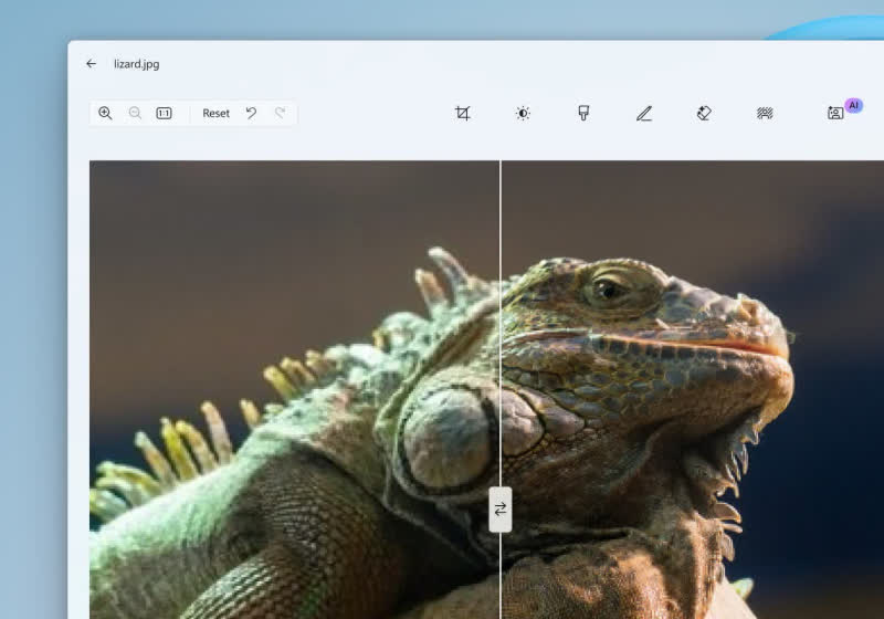 Microsoft Photos app gets AI super resolution upscaling in Windows Insider build
