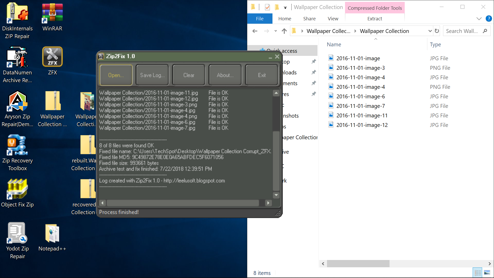 Zip2. Diskinternals zip Repair. Фикс 2.02. Исходник zip.