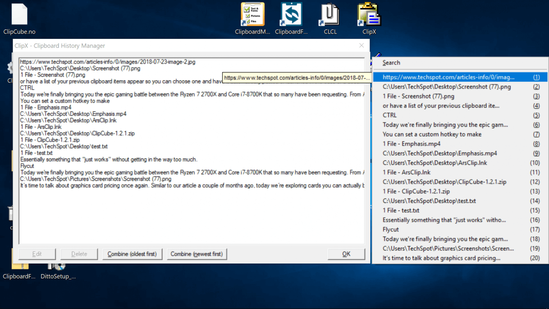 12 Windows Clipboard Managers Tested | TechSpot