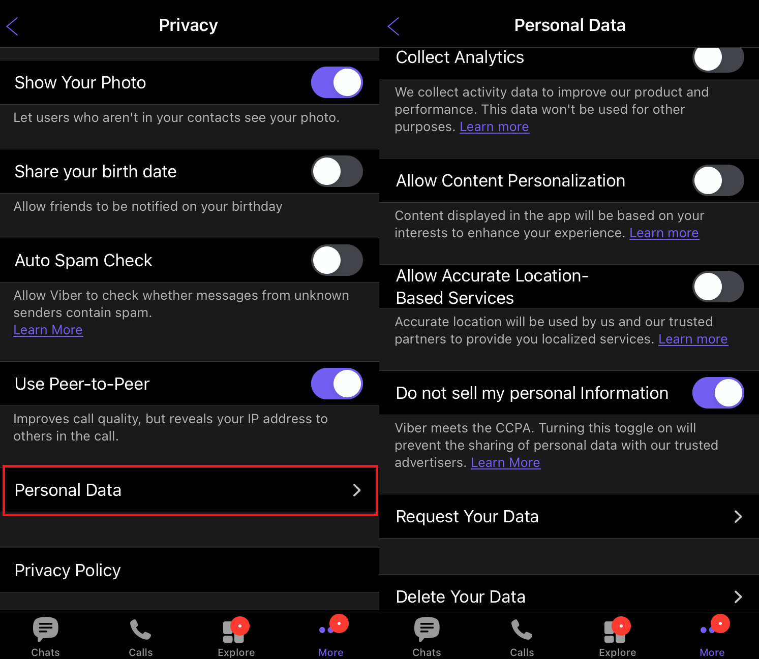how much data does viber use