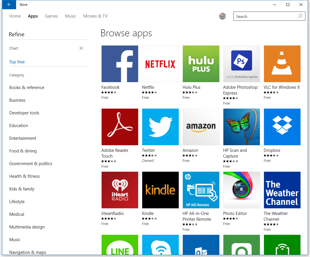 Https ms windows store