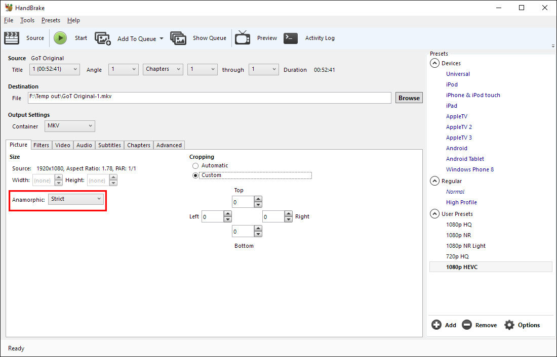 Handbrake how to automaticall add all english audio tracks vseraka