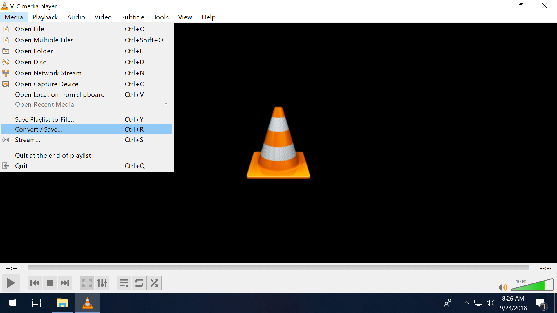 video files with vlc media player