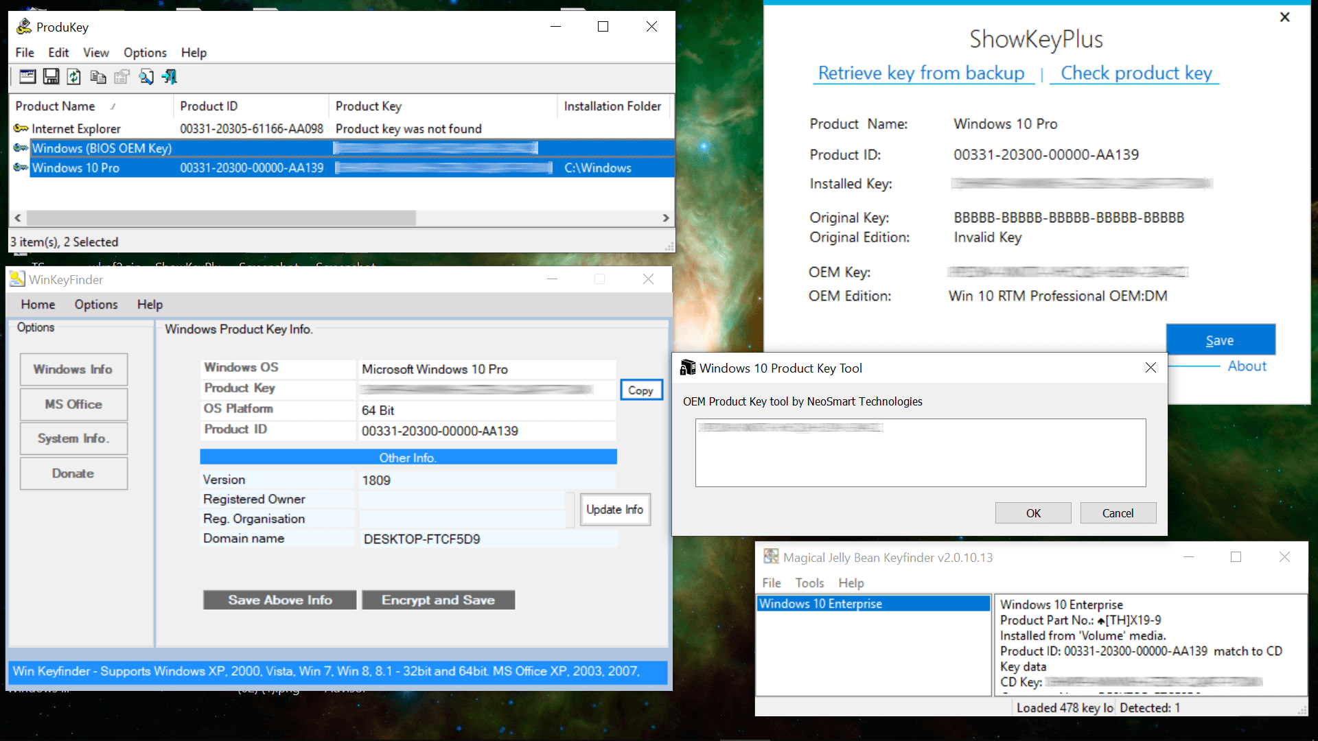 how to get windows 10 serial key new motherboard