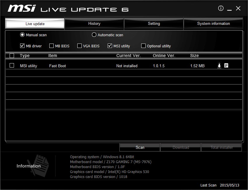 asus live update nvidia drivers