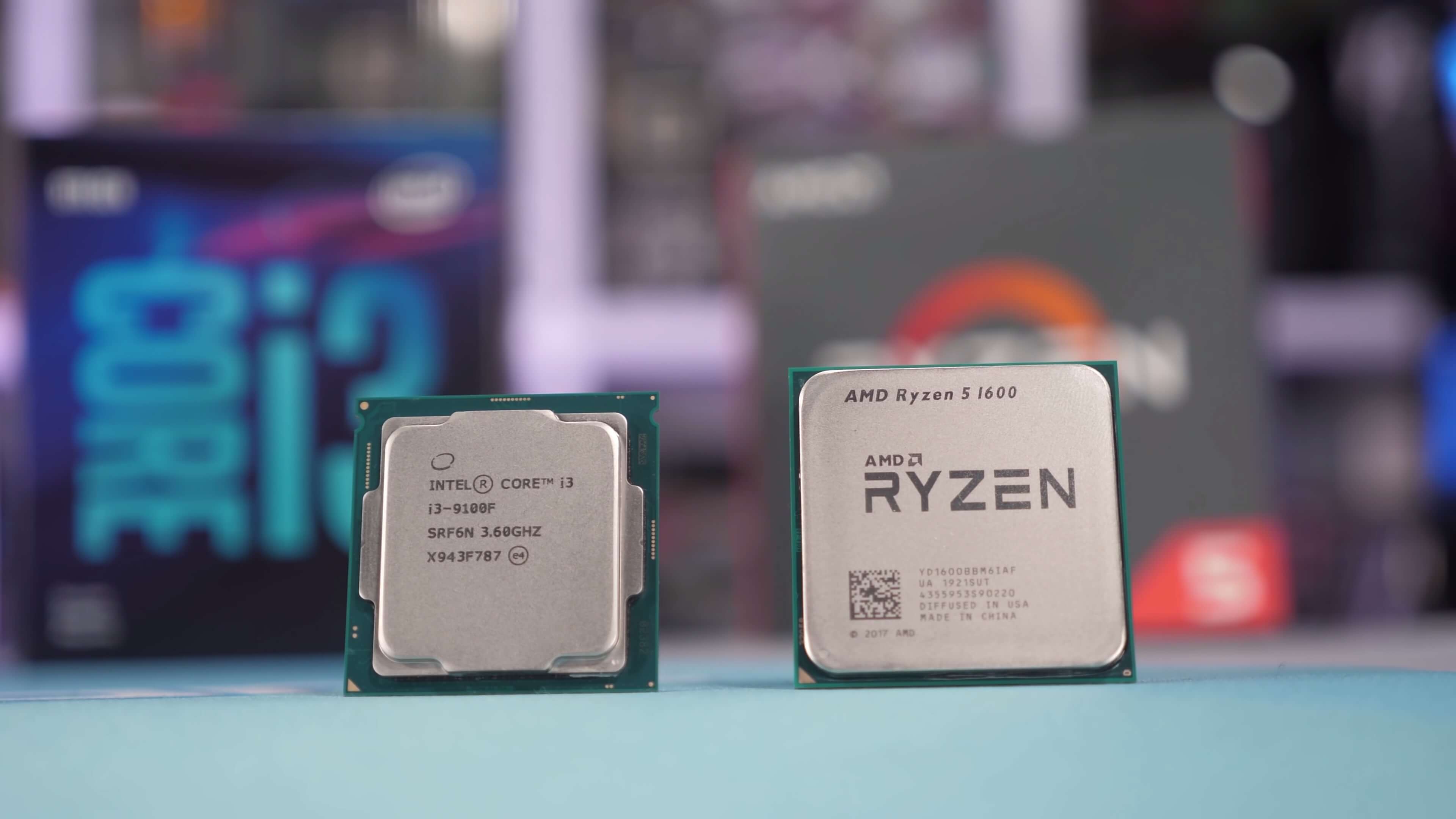 Intel Core I3 9100f Vs Ryzen 5 1600 Af Techspot