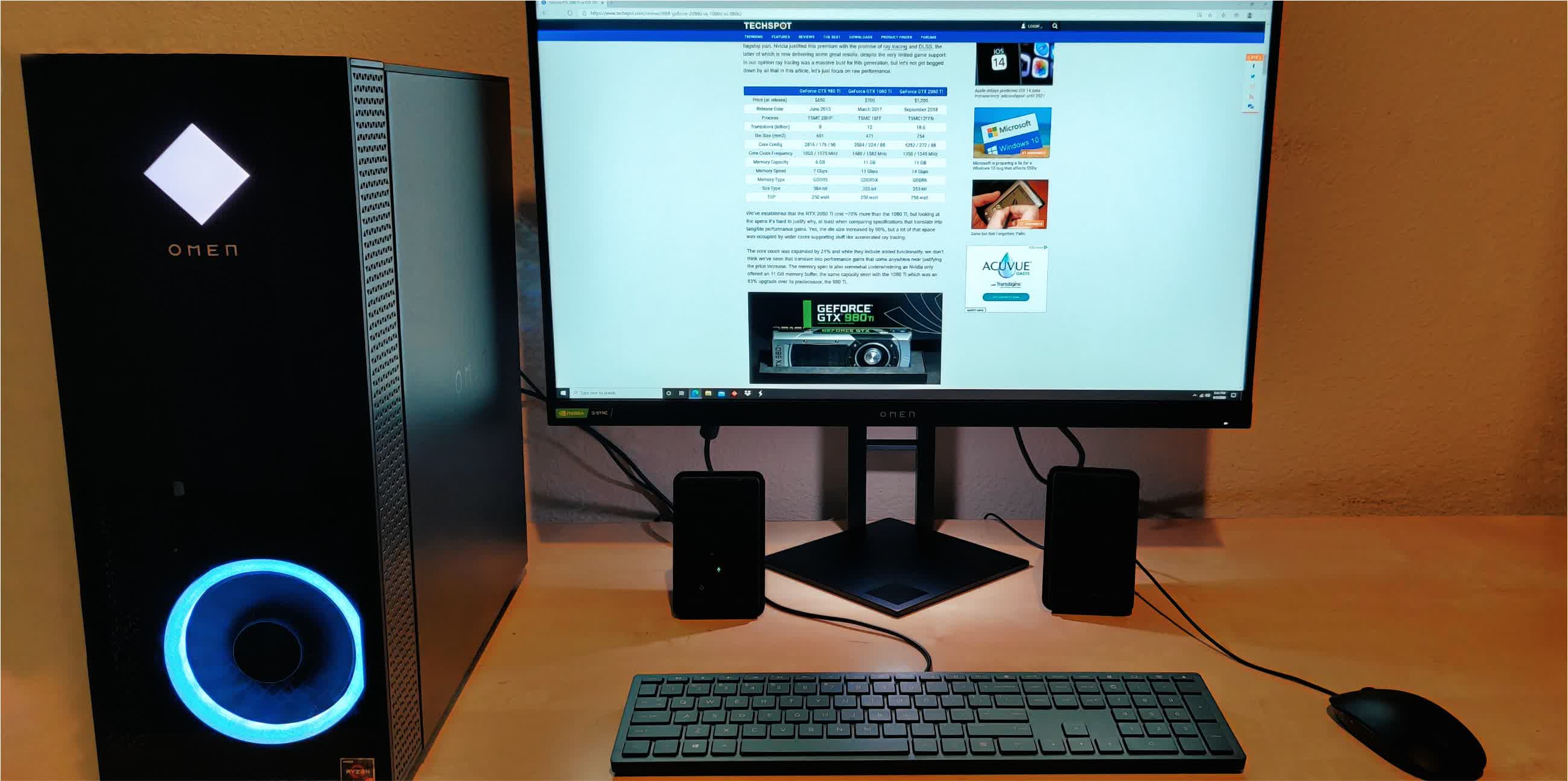 HP Omen 30L Gaming Desktop Review Photo Gallery - TechSpot
