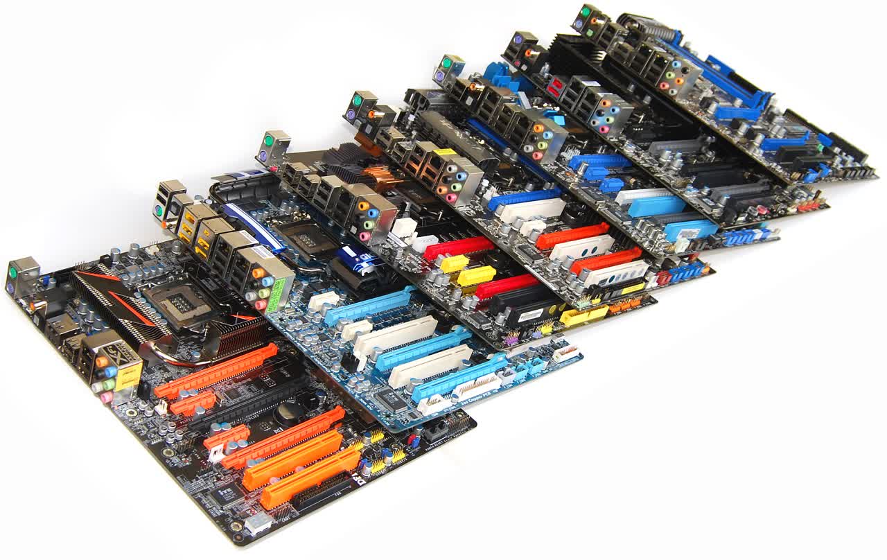 7 Way Intel P55 Motherboard Round Up MSI P55 GD65 Design