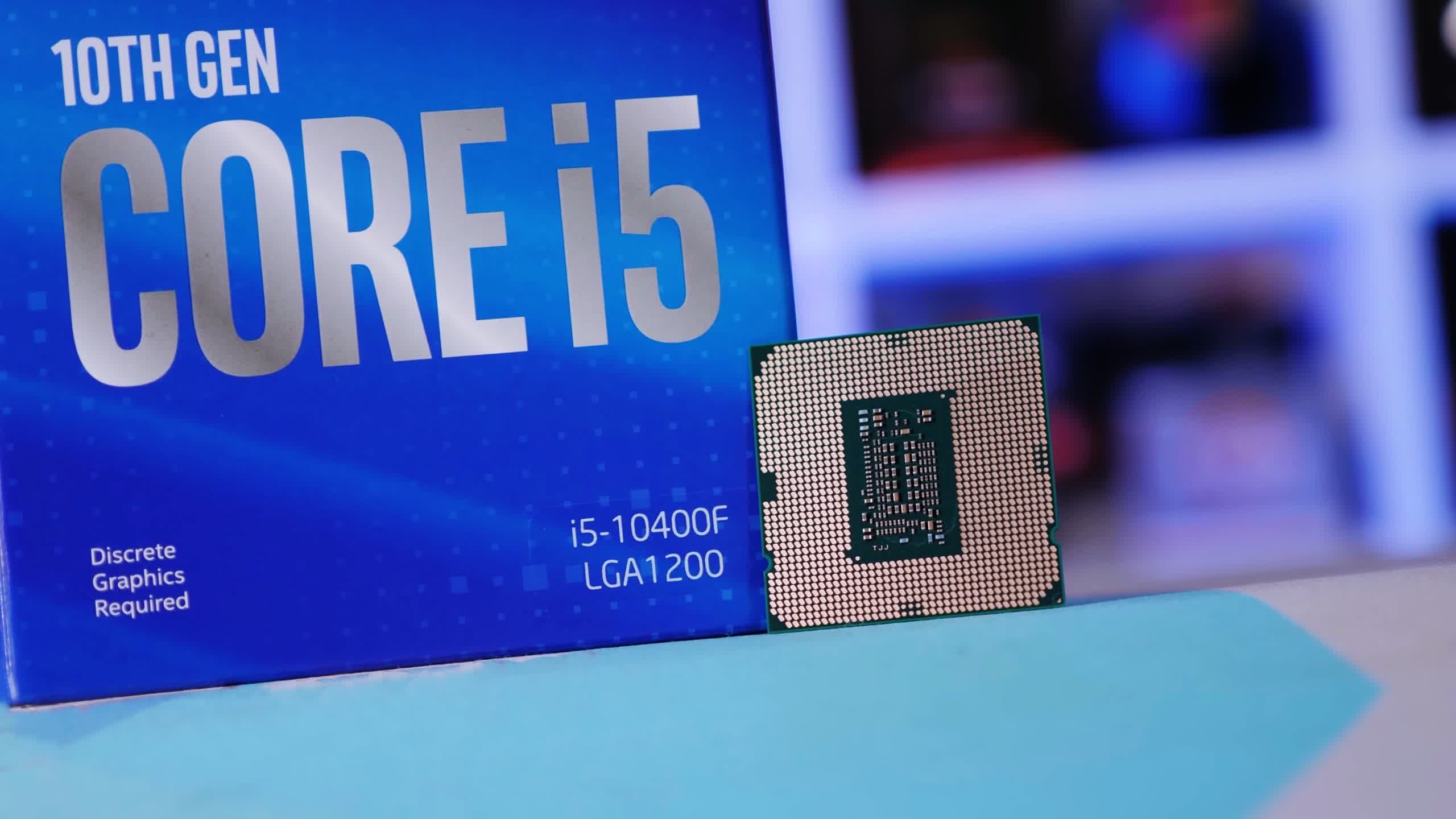 Intel i5-10400F 10th generation Core processor with 6 cores, 12