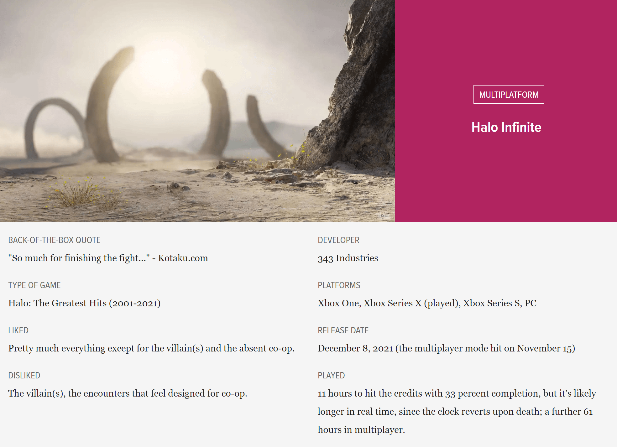 Review: 'Halo Infinite' is the best single-player game yet from 343 Industries – GeekWire
