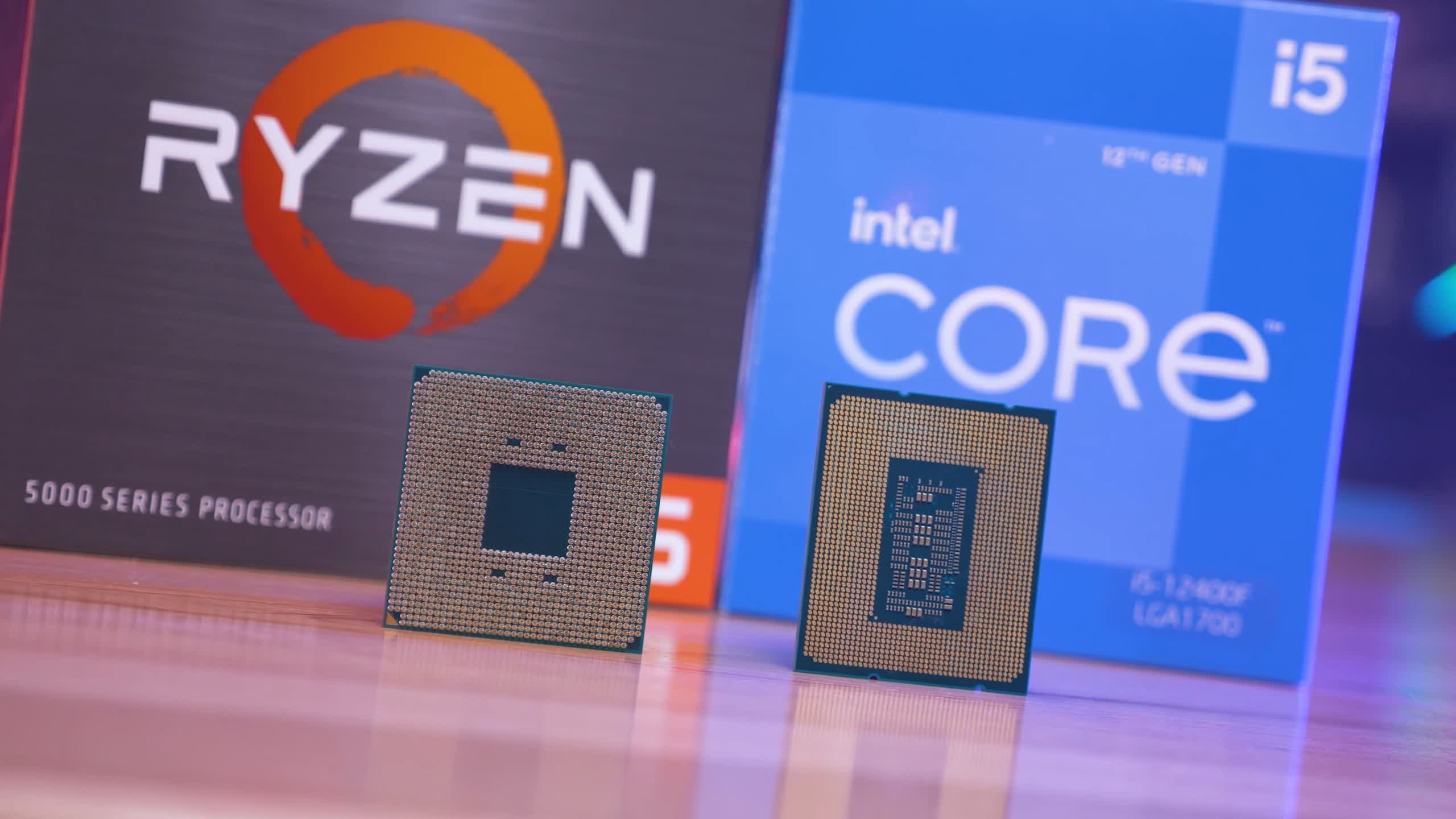 AMD Ryzen 5 5600 vs. Intel Core i5-12400F