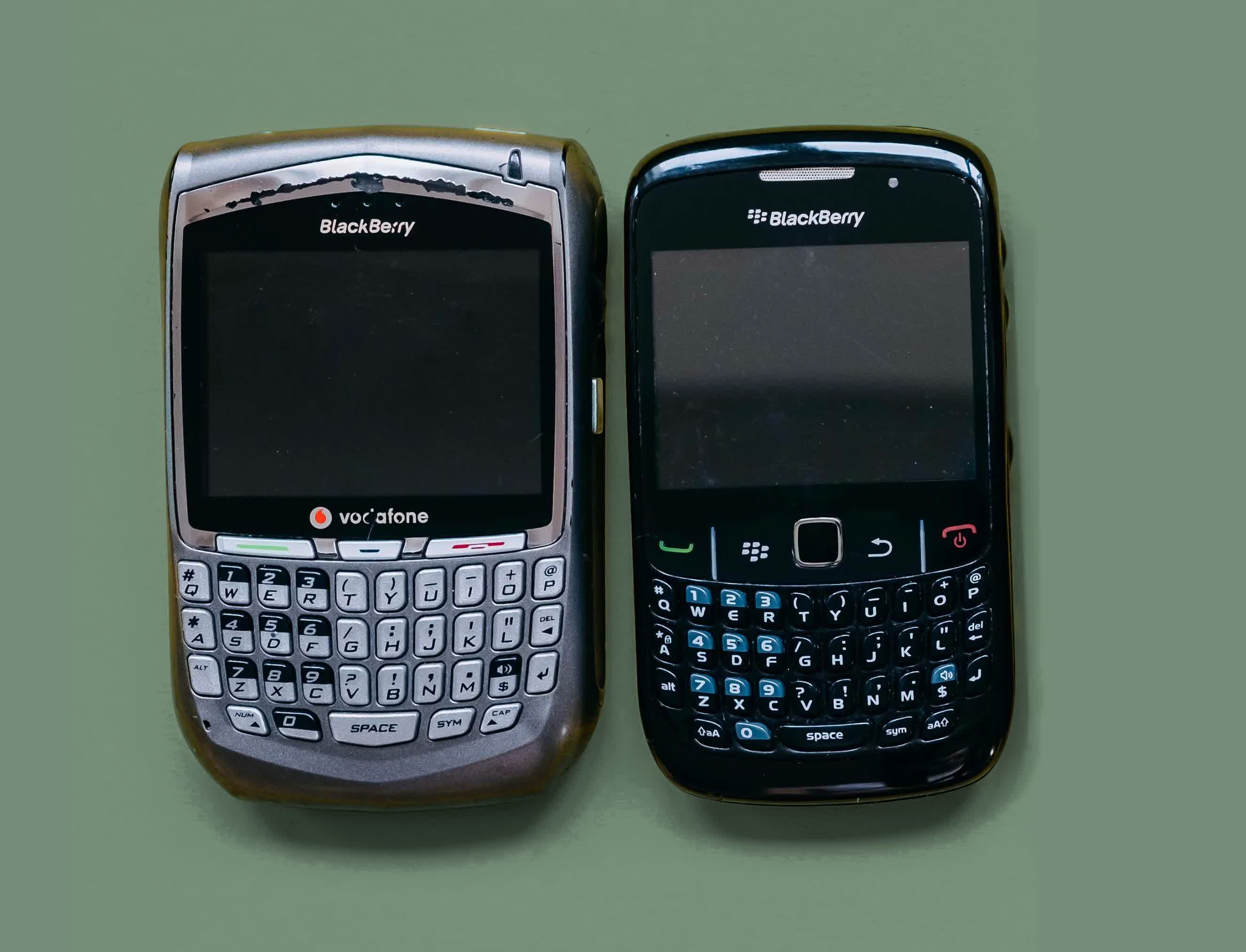 Blackberry screen symbols