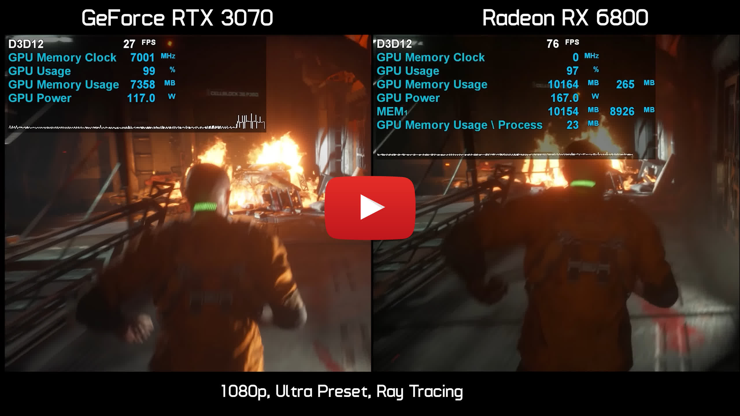 8GB VRAM vs. 16GB VRAM: RTX 3070 vs. Radeon 6800