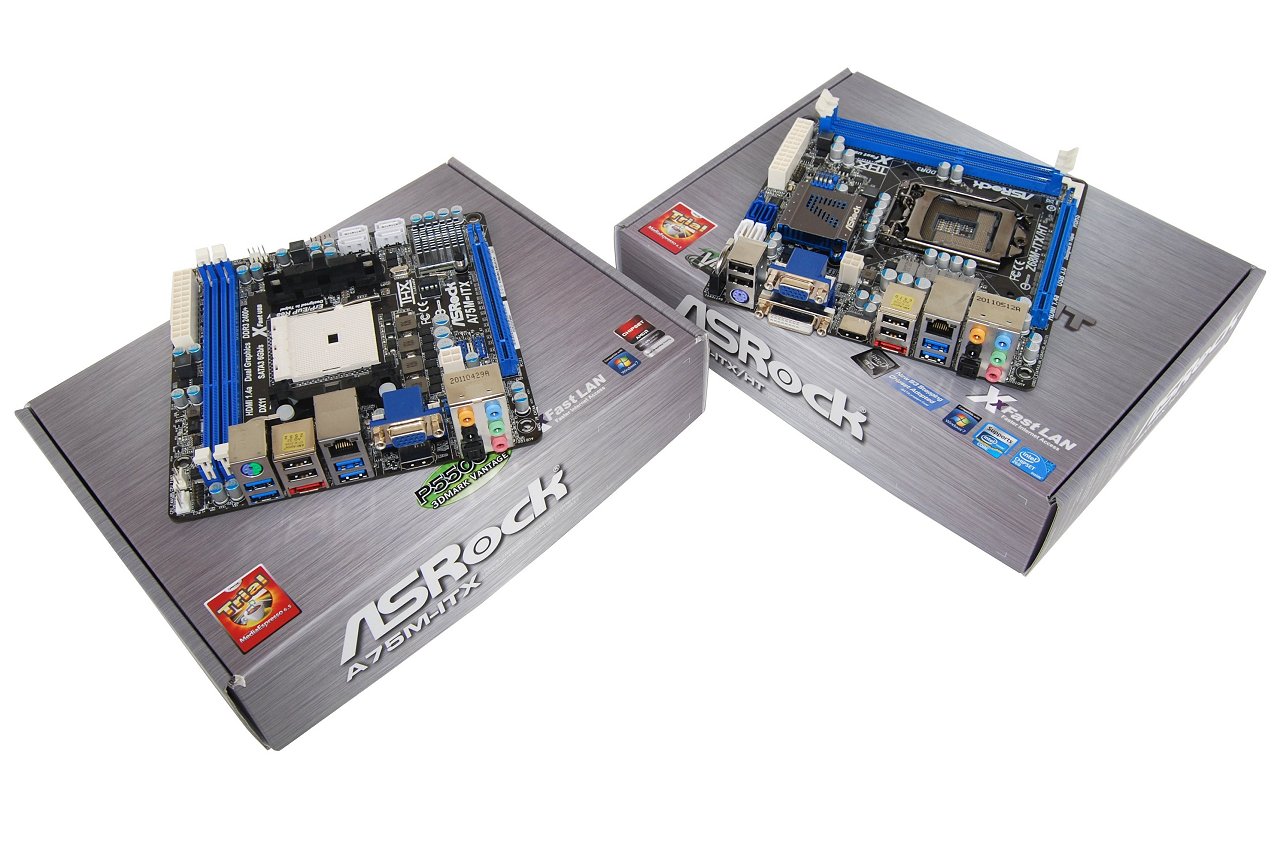 Mini-ITX Face-Off: Asrock Z68M-ITX-HT vs. Asrock A75M-ITX | TechSpot
