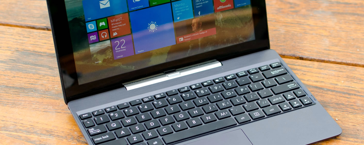 Asus Transformer Book T100 Review > Keyboard Dock, Software | TechSpot