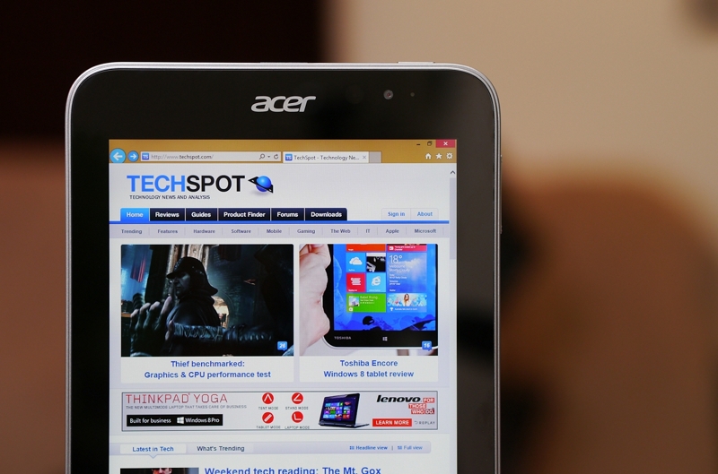 Acer - Acer Iconia W4 タブレットPC Acer Iconia W4-820-2466 review: All-day battery life from
