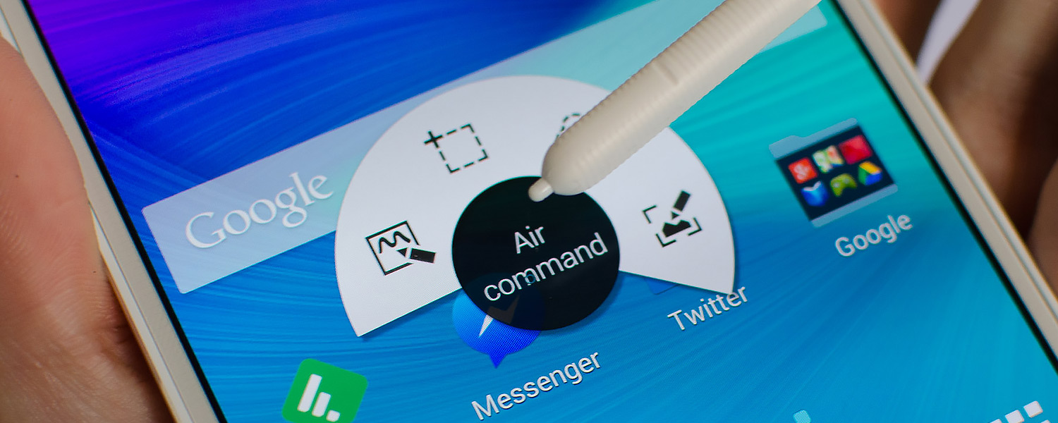 Galaxy note on sale air command