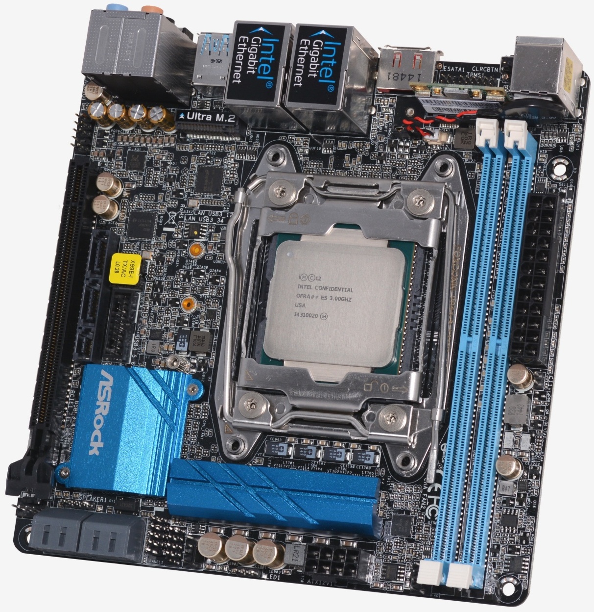 Masaccio Manifest Bourgogne Asrock X99E-ITX/ac Mini-ITX Motherboard Review > Redefining What's Possible  with Mini-ITX | TechSpot