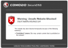 Comodo blocking of HealthUnlocked 29Jan2018.png