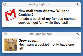 Gmail gets desktop notifications for new email and chats