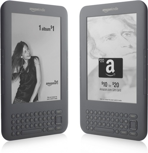 Amazon Introduces Cheaper Ad Supported Kindle 3g