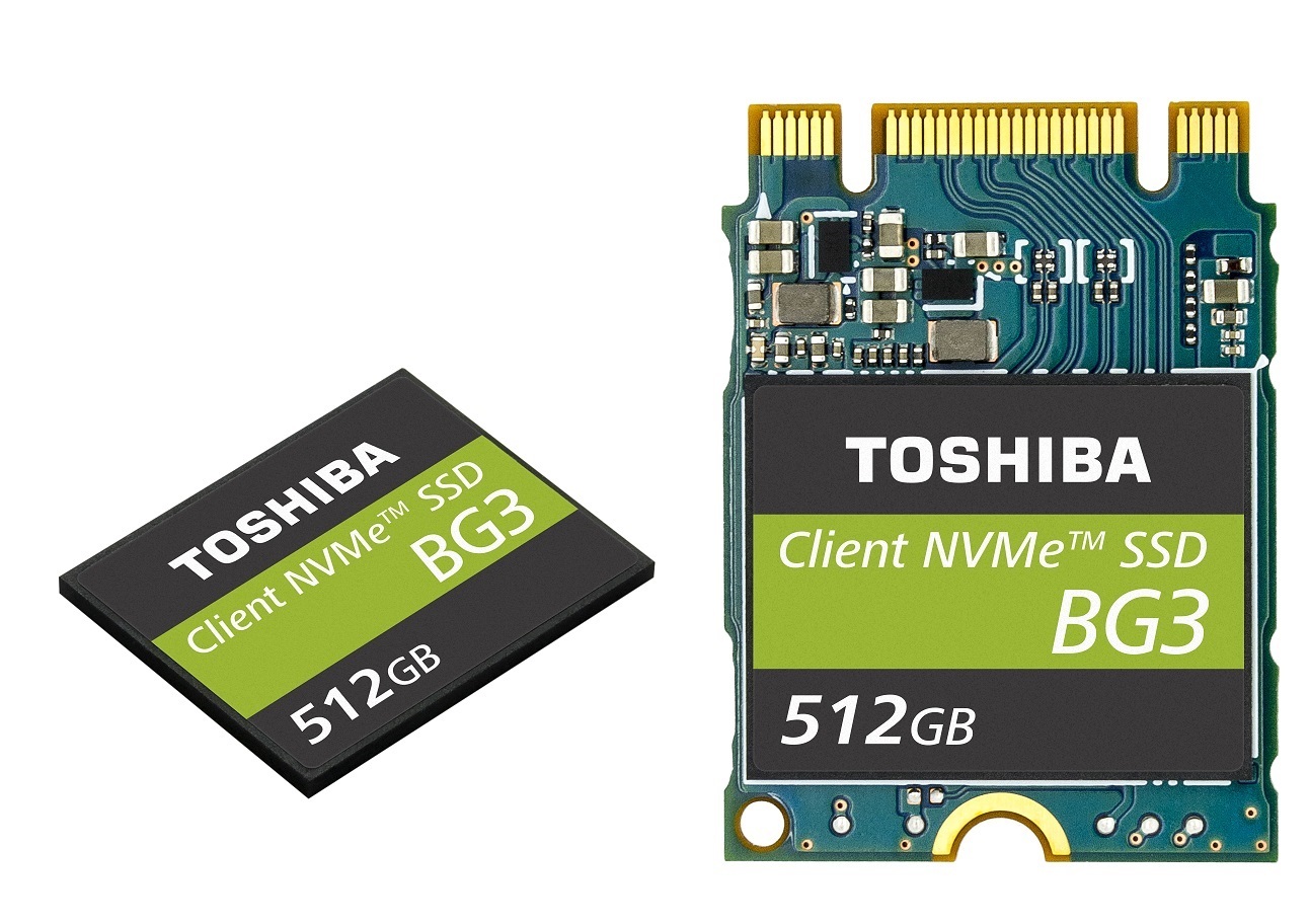 Toshiba crams 512 GB on to a 30mm M.2 card
