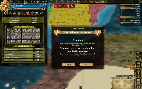 Europa Universalis 3: The War of Castilian Succession