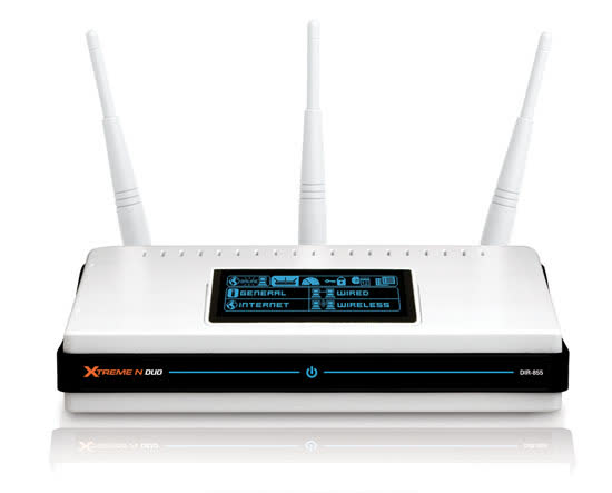 D-Link DIR-855 Xtreme N Duo Dualband Draft 802.11n Media Router