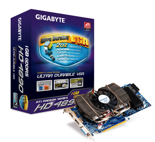 Gigabyte Radeon HD 4890 1GB PCIe GV-R489OC-1GD