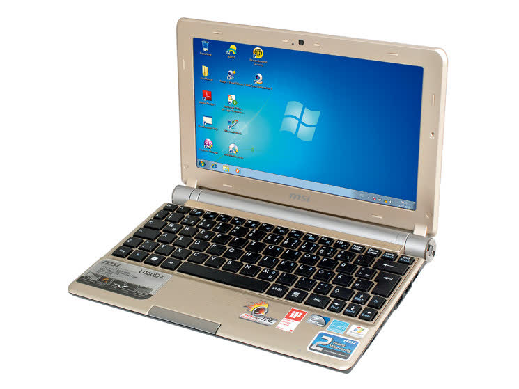 msi【U160DX】Win7 Intel Atom ノートパソコン 起動確認済 (Y)