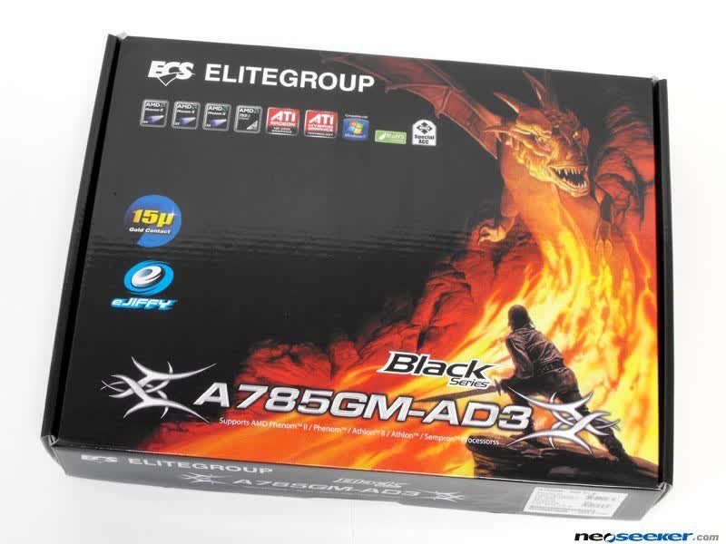 ECS Elitegroup A785GM-AD3 Black Series