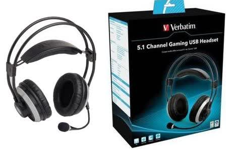 Verbatim USB 5.1 Channel Gaming Headset 47620
