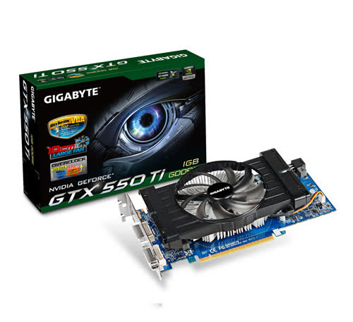 Gigabyte GeForce GTX 550 Ti OC GDDR5 1GB PCIe GV-N550OC-1GI