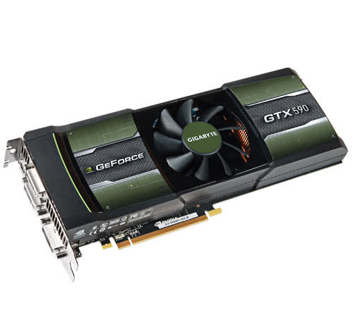 Gigabyte GeForce GTX 590 3GB GDDR5 PCIe GV-N590D5-3GD-B