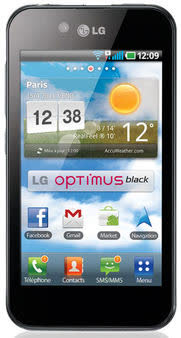 LG P970 Optimus Black