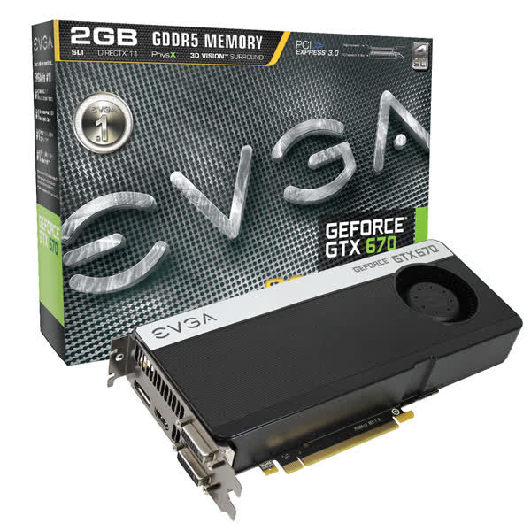 EVGA GeForce GTX 670 Superclocked 2GB GDDR5 PCIe