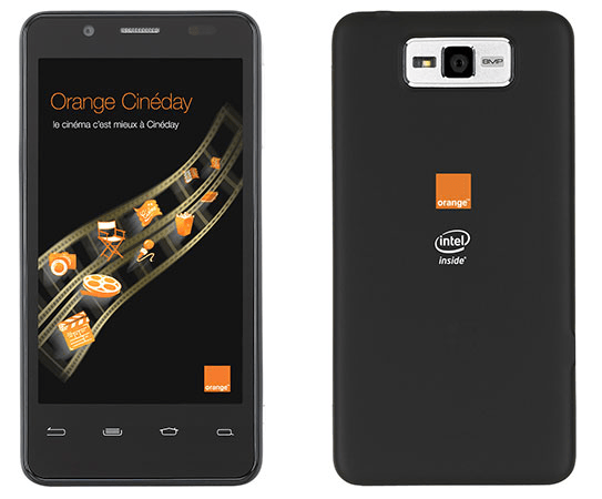 Orange Avec Intel Inside