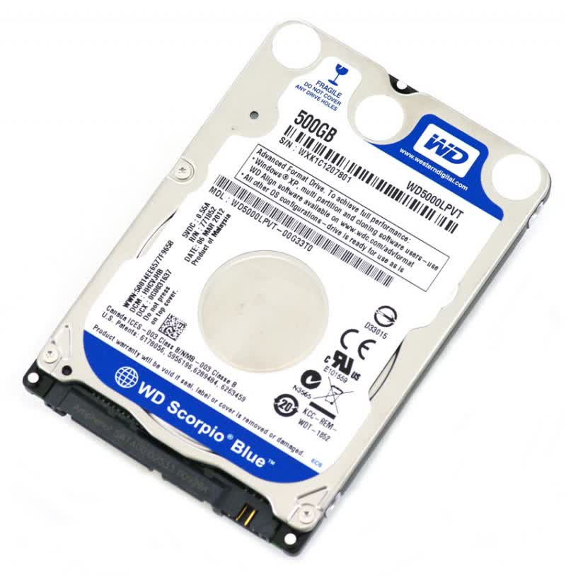 Western Digital Scorpio Blue SATA300 WD-LPVT Series