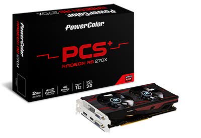 PowerColor Radeon R9 270X PCS+ 2GB GDDR5 PCIe AXR9-270X-2GBD5-PPDHE