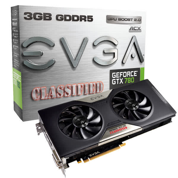 EVGA GeForce GTX 780 Dual Classified 3GB GDDR5 PCIe 03G-P4-3788-KR