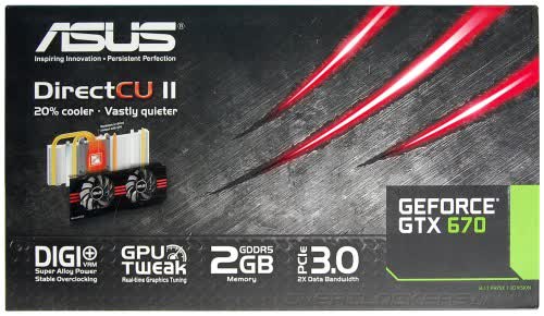 Asus GeForce GTX 670 DirectCU 2 2GB GDDR5 PCIe GTX670-DC2-2GD5