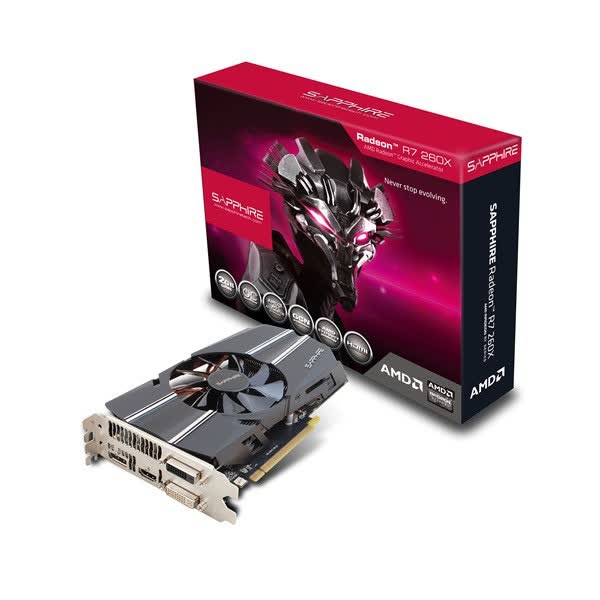 Sapphire Radeon R7 260X OC 2GB GDDR5 PCIe