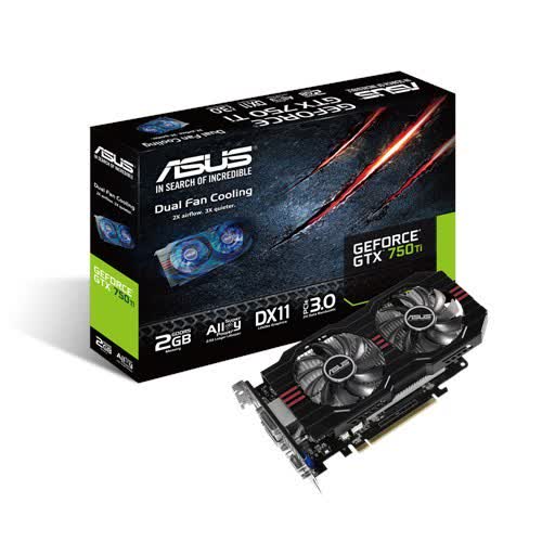 Asus Geforce GTX 750 Ti 2GB GDDR5 PCIe GTX750TI-2GD5