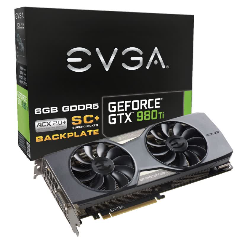 EVGA GeForce GTX 980 Ti SC Plus ACX 2.0 Plus 6GB GDDR5 PCIe 06G-P4-4995-KR