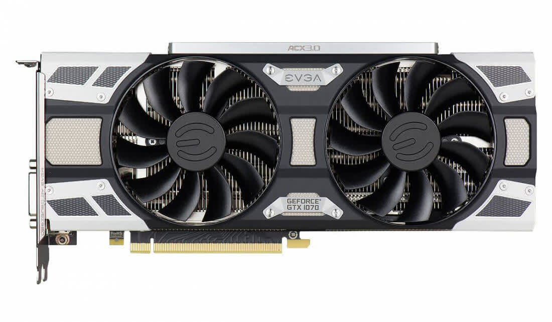 AR EVGA GeForce GTX 1070 SC GAMING ACX 3.0 Black Edition, 08G