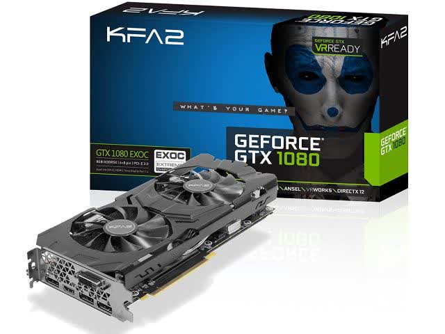 Galax / KFA2 Geforce GTX 1080 EXOC 8GB GDDR5X PCIe